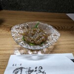 蕎麦・酒 青海波 - 生しらす沖漬け