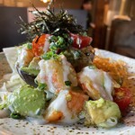 ワイン食堂コモン - 海老とアボカドワサビソース