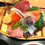 Sushi Sake Sakana Sugitama - 舟盛り丼（限定10食）ご飯大盛り無料＋あさり汁変更
                        990円＋120円