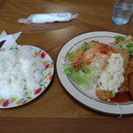 グリル緑 - Aランチ1,000円税込＋ごはん大盛り50円