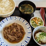 すき家 - 料理写真:おろし牛皿定食