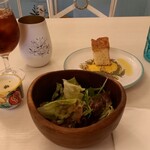 Infinito - サラダとパンチェッタ、スープ