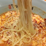 元祖 ニュータンタンメン本舗 - 麺の感じ