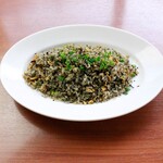 Black sesame salt kelp fried rice