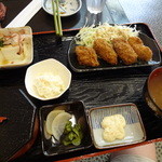 武家 - 牡蠣フライ定食680円