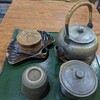 大丸やき茶房 - 「お茶と大丸やき」一式