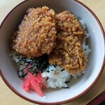 小平の里 狸穴亭 - ハーフソースカツ丼