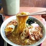 Takozou Hasshin - 麺はこんな感じです。