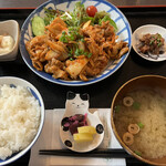 猫丸食堂 - ★国産豚のキムチ炒め定食（¥1,000税込）