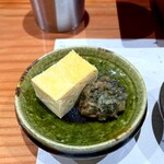 鮨匠 のむら - 出汁巻・飛魚の薩摩揚げ