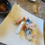 松月 - 高足蟹の足の天ぷら