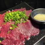 鹿肉刺身