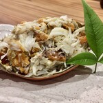 しんのすけ - 子持ち渡り蟹塩ゆで