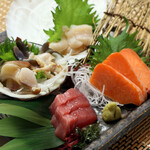 箱館居酒屋 熾美 - おまかせ四点盛り