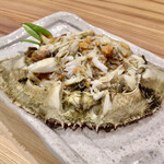 しんのすけ - 子持ち渡り蟹塩ゆで