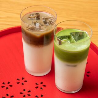 京都宇治、藤井茶園の日本茶を使用したドリンク