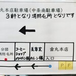 金丸本店 - 駐車場案内