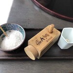 蕎麦 阿き津 - 薬味