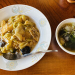 爽園 - 料理写真:「中華丼」700円税込み♫