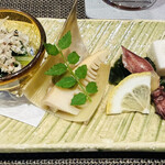 京風鉄板 はせ川 - 美しい先附