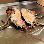 京風鉄板 はせ川 - オマール海老半身×2