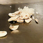 京風鉄板 はせ川 - 玉ねぎ＆マッシュルーム