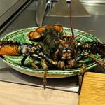 京風鉄板 はせ川 - オマール海老と御対面〜✨️