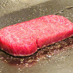 京風鉄板 はせ川 - 次はサーロイン♡