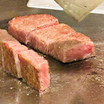 京風鉄板 はせ川 - サーロインたまらん♡