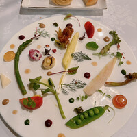 Ristorante IL FIGO INGORDO - 前菜の春の野菜プレートです