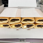 大あんまき藤田屋 - 購入品。
JAF特典で、7個買うと1個サービス！