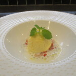 小菜一碟 - レモンアイスとタピオカココナッツミルク：美しいデザートで大満足のコースとなりました。