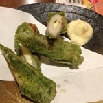 かねも - ちくわチーズ磯辺揚げ