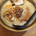 麺屋壱正 - 九州麦味噌野菜らーめん　炙りチャーシュートッピング