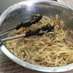 武蔵家 - 今日のサビチャーはもやしナムル味