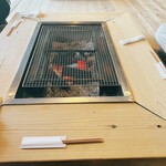 ろばたやき山ろく - いつもの指定席♪