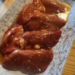 ろばたやき山ろく - レバー♪