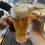 ろばたやき山ろく - カンパーイ♪