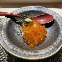 梅田 鮨 個室 みや川 - いくら小丼✨