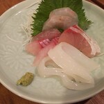 金町製麺 - 刺身盛