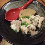 金町製麺 - もつ大根