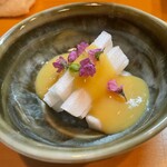 季節料理 よし野 - うど辛子酢味噌