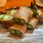 季節料理 よし野 - 豚アスパラ焼き