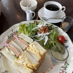 カフェ フロインドリーブ - モーニングサンドイッチセット1276円