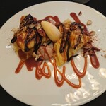 東京ステーションホテル ロビーラウンジ - 林檎のクレープ