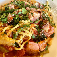 オステリアラマンテ ナゴヤグローバルゲート - 有機野菜のトマトソース 生パスタ（1595円）