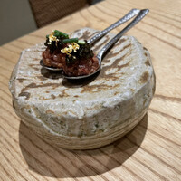 北新地はらみ 法善寺店 - はらみとキャビアのスプーン