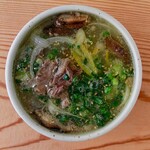 Salt Bungo beef Ramen