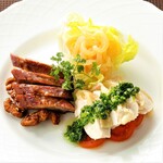 銀座アスター - 料理写真:三種前菜盛り合わせ