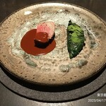 フロリレージュ - 分かち合う　ヒレ肉とほうれん草